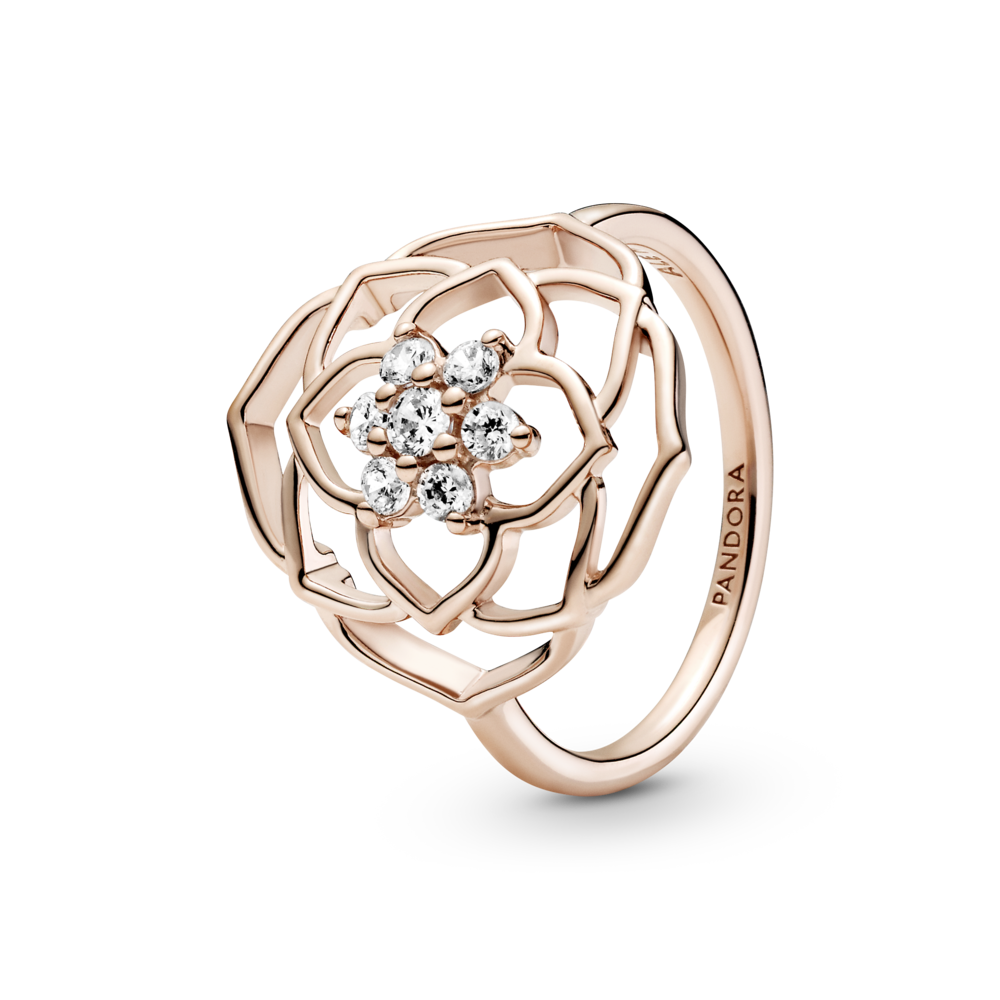 Кольцо "Роза" от Pandora RU