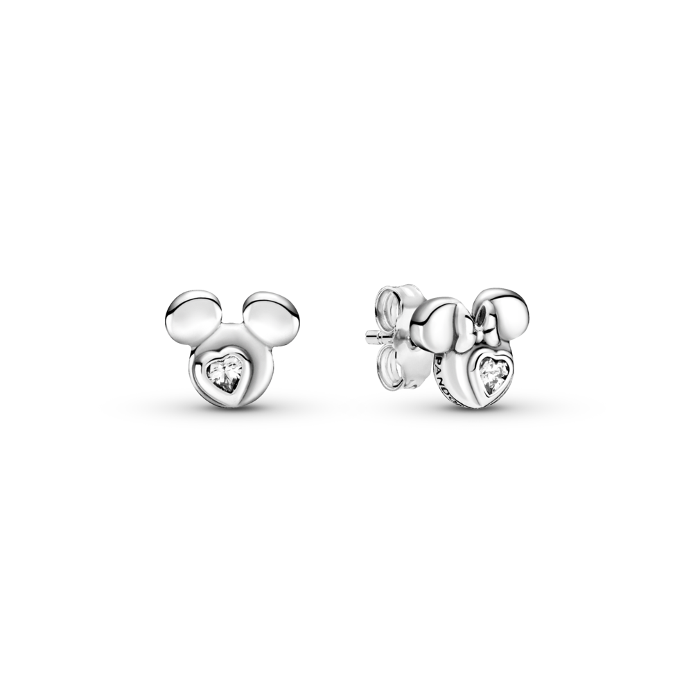 Серьги-пусеты "Микки и Минни", Pandora x Disney от Pandora RU